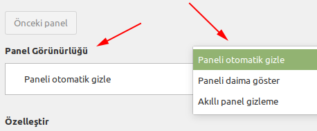 Linux Mint Panel Gizleme Nasıl Yapılır?