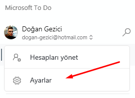 Microsoft To Do Koyu Tema Açma Nasıl Yapılır?