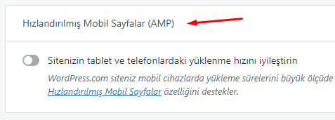 WordPress.com'da AMP Aktif Etme Nasıl Yapılır?