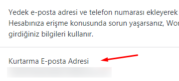 WordPress.com Kurtarma E-Posta Adresi Nasıl Eklenir? WordPress.com Kurtarma E-Posta Adresi Nasıl Eklenir?