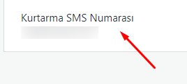 WordPress.com Kurtarma SMS Numarası Nasıl Eklenir?