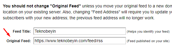 FeedBurner RSS Adresi Değiştirme Nasıl Yapılır? FeedBurner RSS Adresi Değiştirme Nasıl Yapılır?