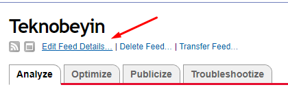 FeedBurner RSS Başlığı Değiştirme Nasıl Yapılır? FeedBurner RSS Başlığı Değiştirme Nasıl Yapılır?
