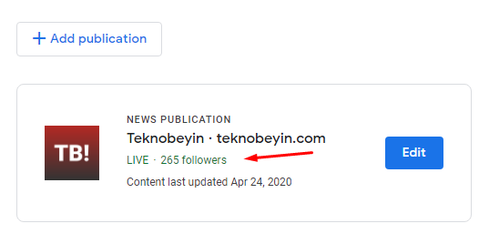Google News'deki Takipçi Sayımızı Öğrenelim Google News'deki Takipçi Sayımızı Öğrenelim