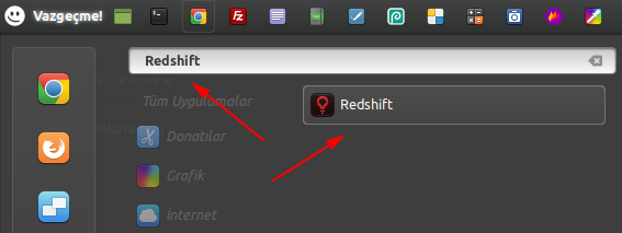 Linux Mint Redshift Uygulaması Linux Mint Redshift Uygulaması