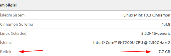 Linux Mint ile RAM Miktarı Öğrenme Nasıl Yapılır?