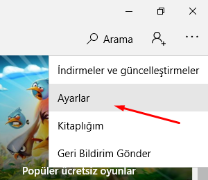 Microsoft Store Otomatik Uygulama Güncellemeyi Kapatalım