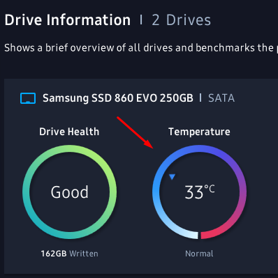 Samsung Magician ile Disk Sıcaklığını Öğrenelim Samsung Magician ile Disk Sıcaklığını Öğrenelim