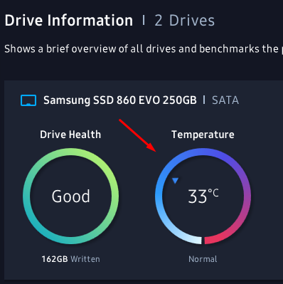 Samsung Magician ile Disk Sıcaklığını Öğrenelim