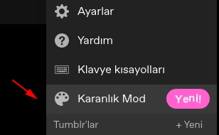 Tumblr Karanlık Mod (Dark Mode) Açma Nasıl Yapılır?