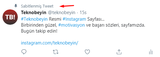 Twitter'da Tweet Sabitleme Nasıl Yapılır? Twitter'da Tweet Sabitleme Nasıl Yapılır?