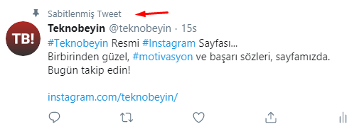 Twitter'da Tweet Sabitleme Nasıl Yapılır?