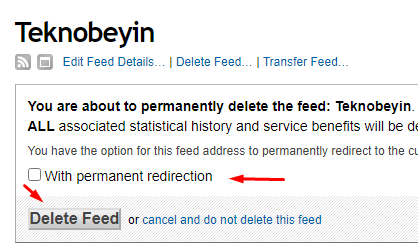 FeedBurner Hesap Silme Nasıl Yapılır?