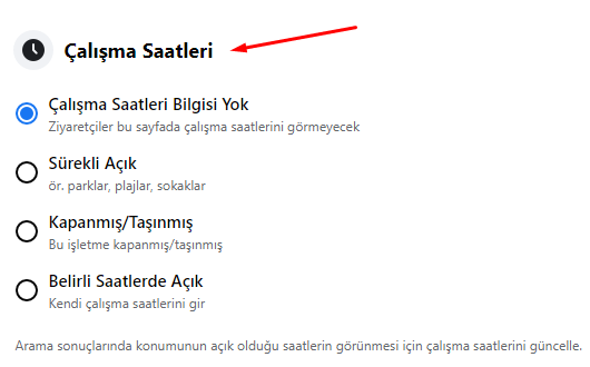 Facebook Sayfa Çalışma Saatleri Ekleme Nasıl Yapılır? Facebook Sayfa Çalışma Saatleri Ekleme Nasıl Yapılır?
