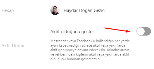 Facebook Messenger'da Aktif Durum Kapatma Nasıl Yapılır? Facebook Messenger'da Aktif Durum Kapatma Nasıl Yapılır?