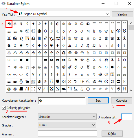 Klavyede Radyasyon (Radyoaktif) İşareti Nasıl Yapılır?