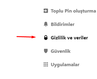 Pinterest Bahsetme Kapatma Nasıl Yapılır? Pinterest Bahsetme Kapatma Nasıl Yapılır?