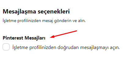 Pinterest Mesajlaşma Açma Nasıl Yapılır?