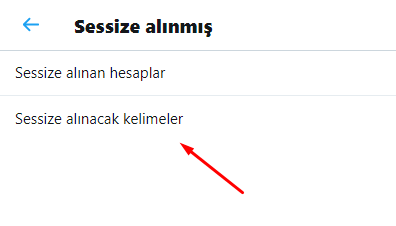 Twitter Kelime Sessize Alma Nasıl Yapılır?