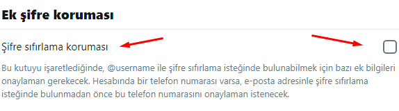 Twitter Şifre Sıfırlama Koruması Nasıl Yapılır?