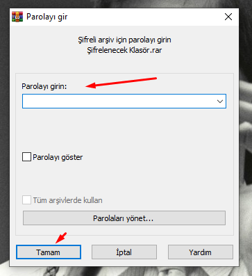 WinRAR Dosya Şifreleme Nasıl Yapılır? (Resimli Anlatım)