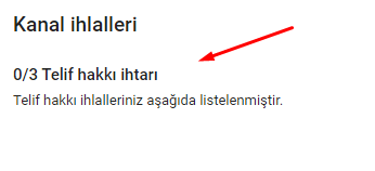 YouTube Kanal İhlallerini Görme Nasıl Yapılır?