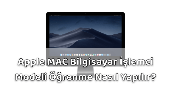 Apple iMac İşlemci Öğrenme Apple iMac İşlemci Öğrenme