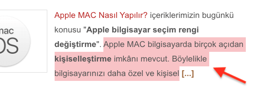 Apple MAC Bilgisayar Metin Seçim Rengi Değiştirme Nasıl Yapılır?