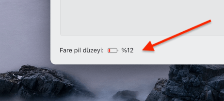 MAC Mouse Şarj Durumunu Öğrenmek MAC Mouse Şarj Durumunu Öğrenmek