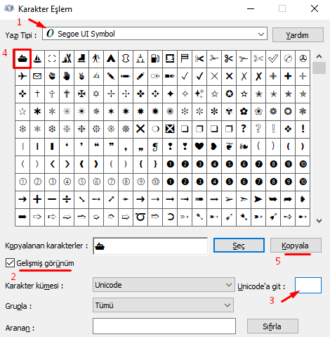Bilgisayarda Klavyede Feribot İşareti-Sembolü-Simgesi Nasıl Yapılır?