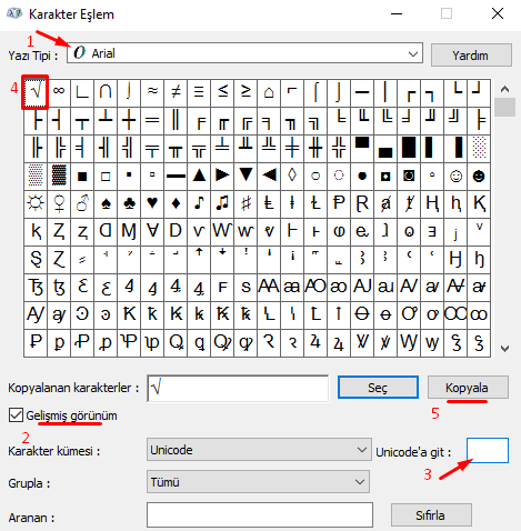 Bilgisayarda Klavyede Karekök İşareti-Sembolü-Simgesi Nasıl Yapılır?