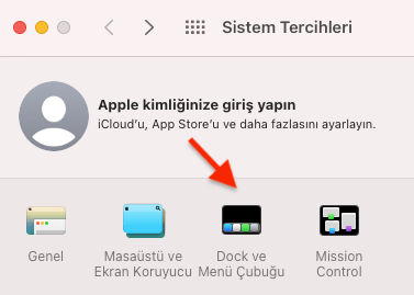 Apple Bilgisayar Dock Boyutu Değiştirme