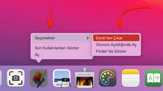 Apple Bilgisayar Dock Uygulama Kaldırmak