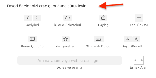 Apple Safari'de Araç Çubuğu Özelleştirme Nasıl Yapılır?