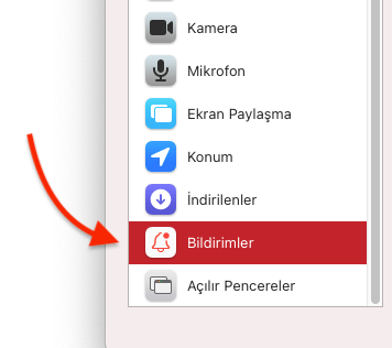 Apple Safari'de Bildirim İsteklerini Açma Nasıl Yapılır?