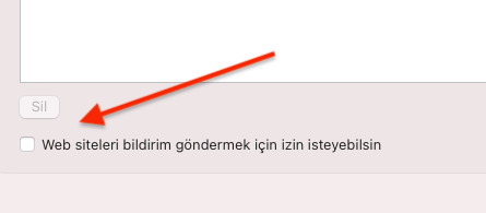 Apple Safari'de Bildirim İsteklerini Açma Nasıl Yapılır?