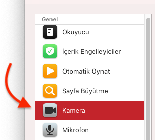 Apple Safari'de Kamera İsteğini Kapatma Nasıl Yapılır? Apple Safari'de Kamera İsteğini Kapatma Nasıl Yapılır?