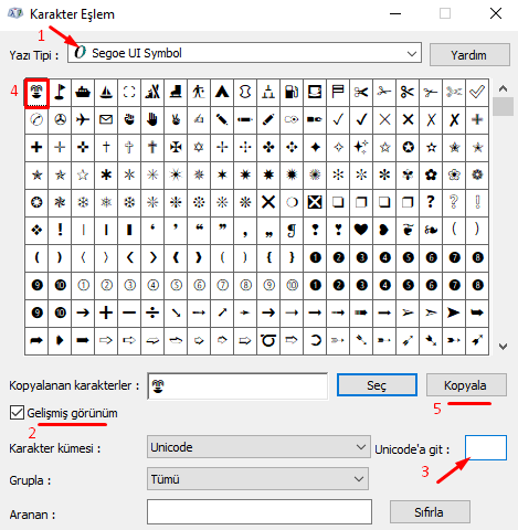 Bilgisayarda Klavyede Çeşme İşareti-Sembolü-Simgesi Nasıl Yapılır?