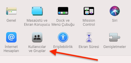 MAC Bilgisayar Kullanıcı Parolasını Değiştirme