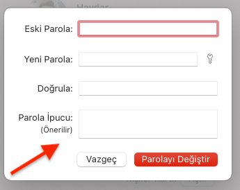 Apple Bilgisayar Kullanıcı Şifresi Değiştirme Apple Bilgisayar Kullanıcı Şifresi Değiştirme