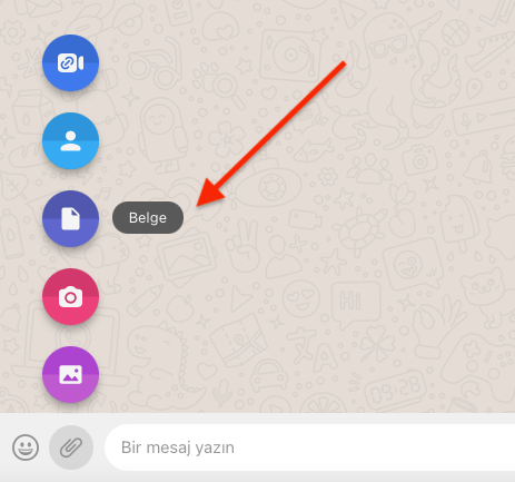WhatsApp Web Belge Gönderme Nasıl Yapılır?