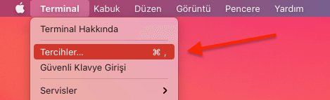 Apple MAC Bilgisayar Terminal İmleç Görünümünü Değiştirelim Apple MAC Bilgisayar Terminal İmleç Görünümünü Değiştirelim