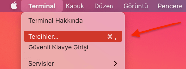 Apple MAC Bilgisayar Terminal Temasını Değiştirme Nasıl Yapılır? Apple MAC Bilgisayar Terminal Temasını Değiştirme Nasıl Yapılır?