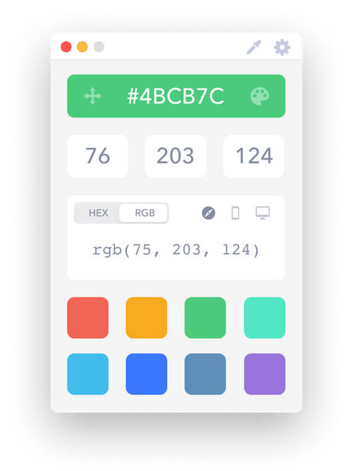 Apple MAC Bilgisayar için Renk Seçim Uygulaması: Drop - Color Picker Apple MAC Bilgisayar için Renk Seçim Uygulaması: Drop - Color Picker