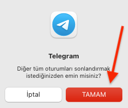 Telegram Tüm Oturumları Sonlandırma Nasıl Yapılır?