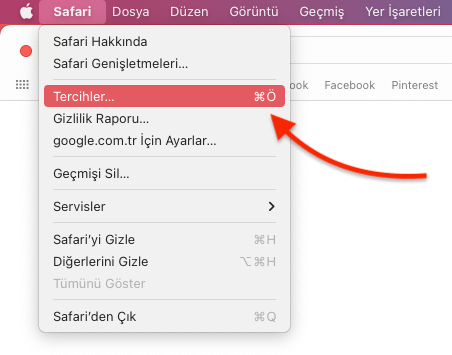 MAC Safari Varsayılan Tarayıcı Yapma 2