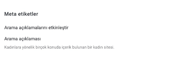 Blogger SEO - Description Eklemek Blogger SEO - Description Eklemek