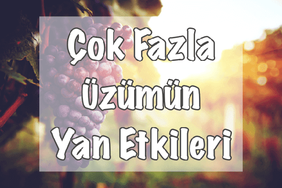 Çok Fazla Üzüm Yemenin Yan Etkileri