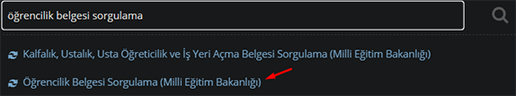 e-Devlet Öğrenci Belgesi Sorgulama (Alma) Nasıl Yapılır? (MEB - Lise) - 2