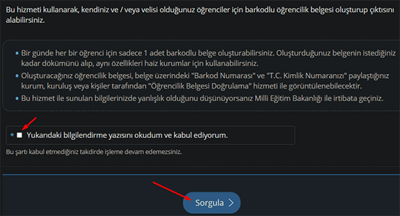 e-Devlet Öğrenci Belgesi Sorgulama (Alma) Nasıl Yapılır? (MEB - Lise) - 2